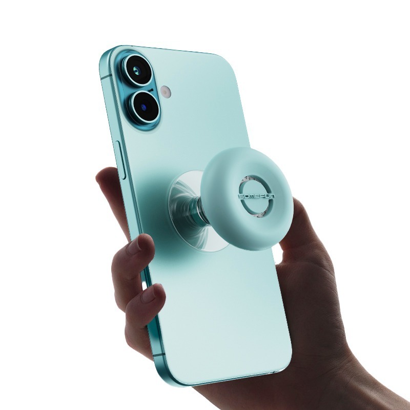 A Phone popsocket stand pops up with a light press for stable support, slim when retracted without taking up space, suitable for binge-watching and working, portable and practical.
