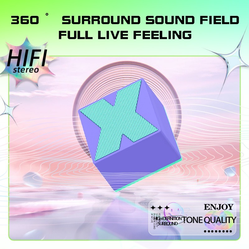 Mini speakers with shocking sound quality, wirelessly connected and suitable for multiple scenarios. There are various types for you to choose from