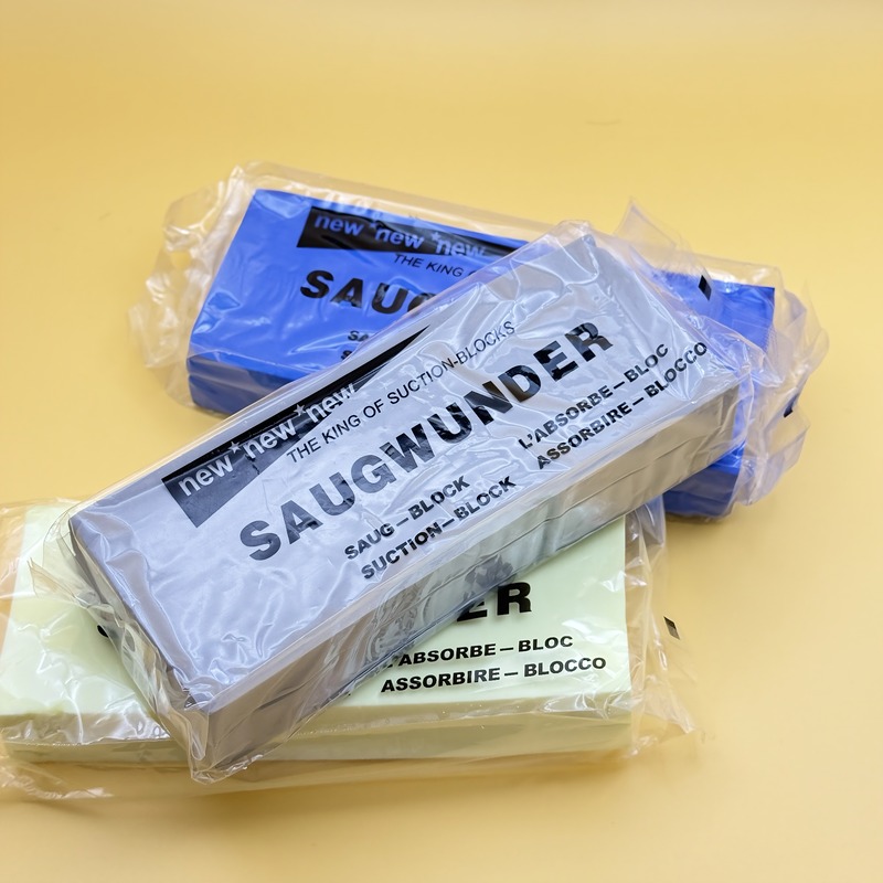 2-Pack Cleaning Sponges - Durable & Flexible (Blue/Yellow/Gray Random) - Effortlessly Removes Tough Stains - Household Essential