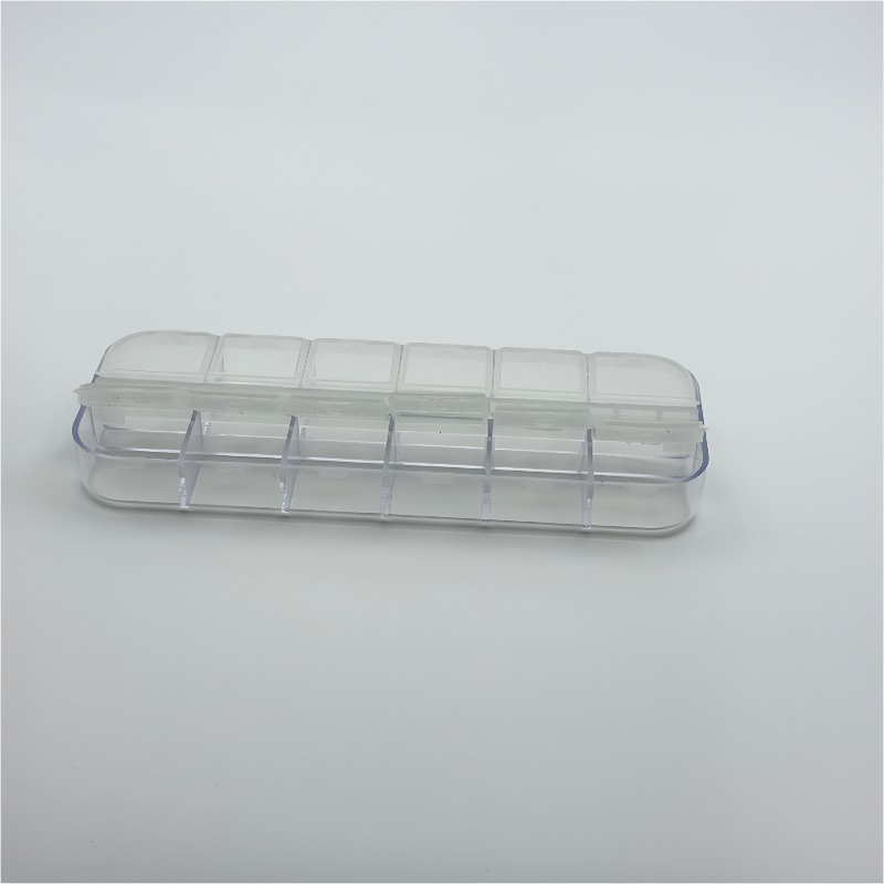 Large Capacity Nail Storage Box with Layered Design Dustproof Moistureproof for Home Salon Use