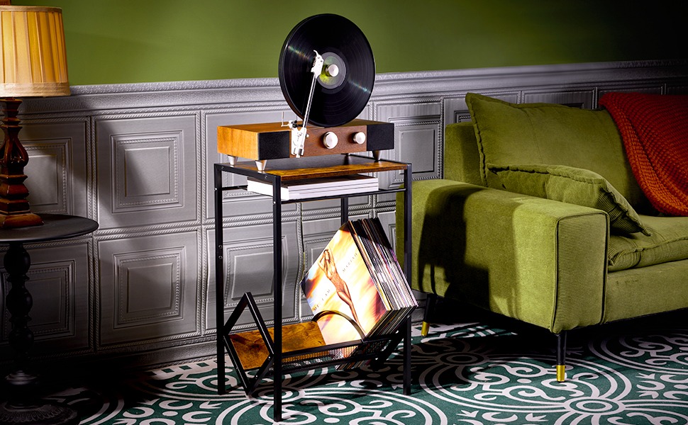 The 16-square standard-sized record rack, suitable for both music rooms ...