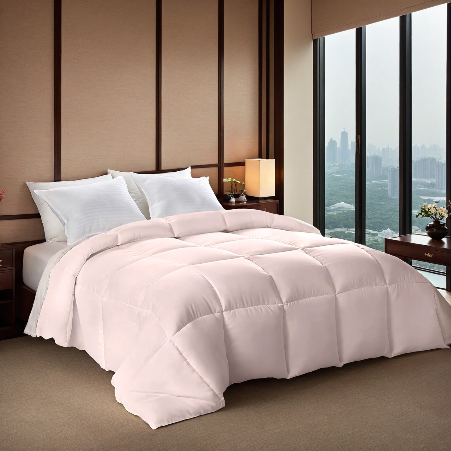 2PCS 100% Polyester Brushed Duvet Insert: Brushed Craft for Fluffiness & Warmth, Anti-Pilling & Anti-Deformation, Warm & Breathable Without Stuffiness, Comfortable & Practical for Home & Dorm Use