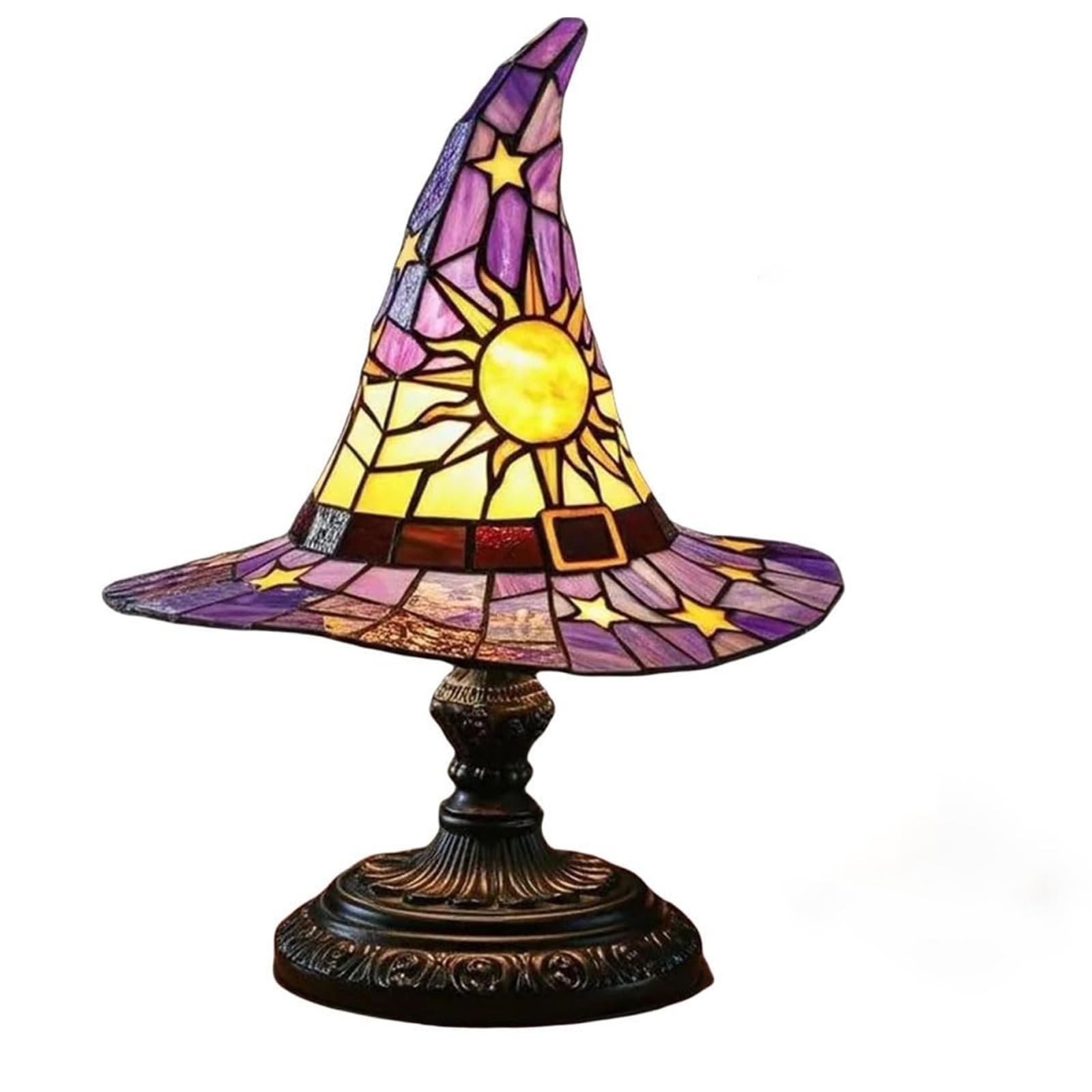Halloween Witch Lamp - LED Decorative Light for Spooky Home Decor