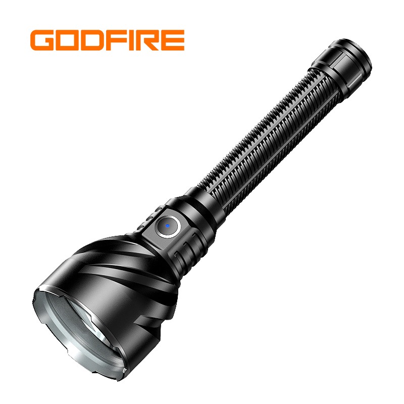 High Premium LED Flashlight 1100m IP55 Waterproof Powerful Flashlight TF02 Long Beam Distance Long Range Flashlight