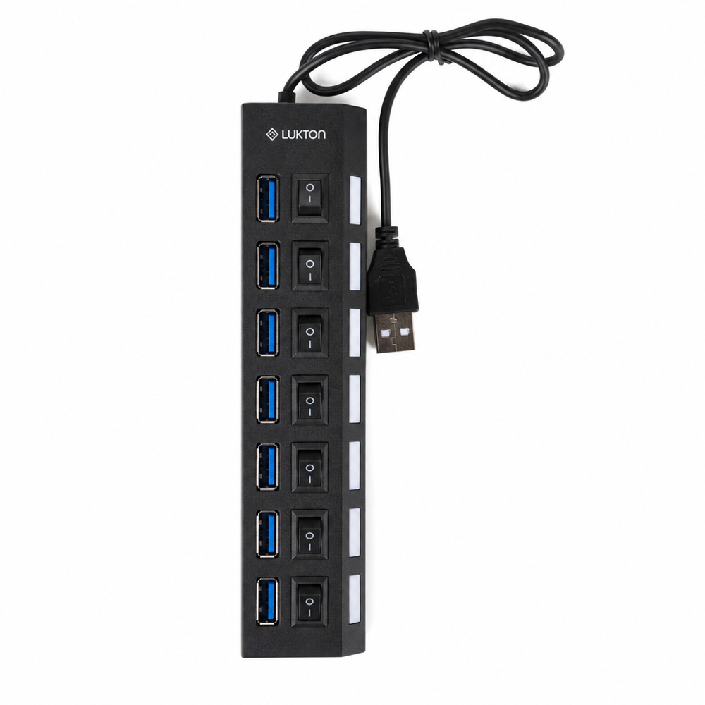 7 口 USB2.0 独立开关分控集线器