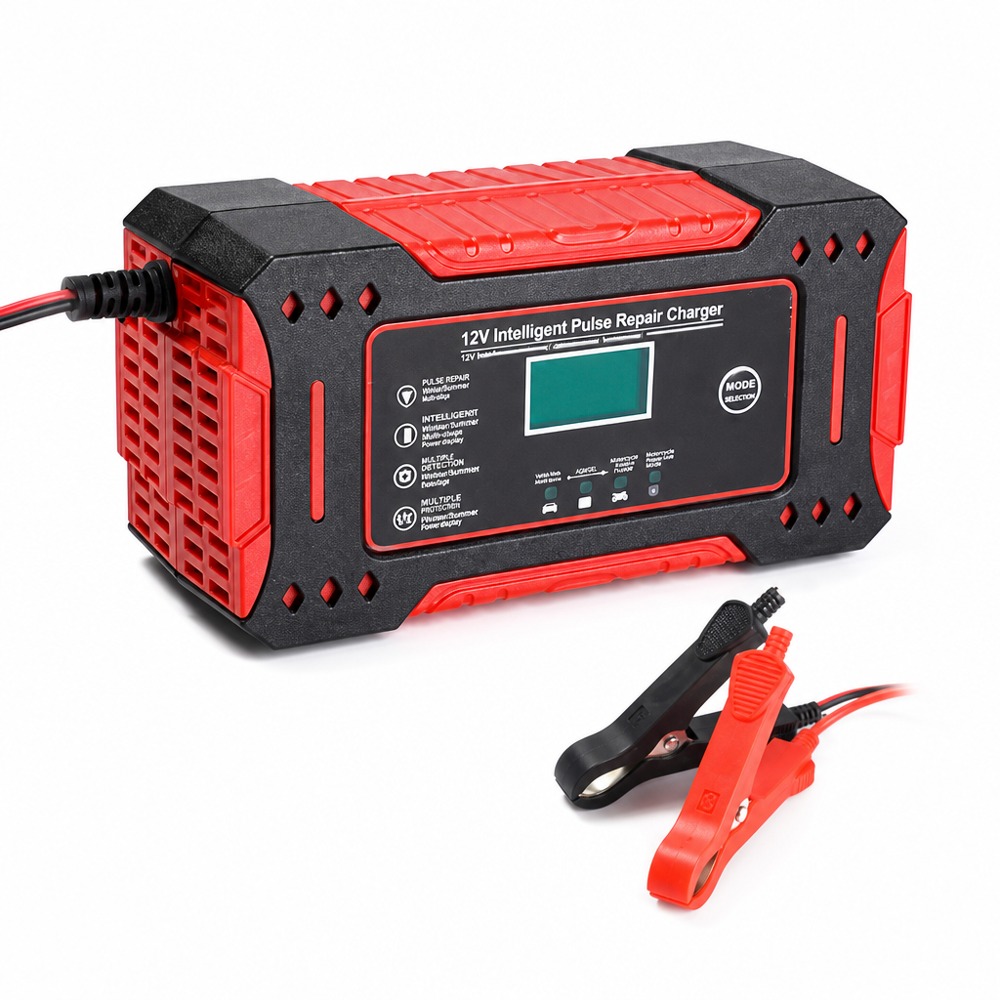 12V 智能脉冲修复式汽车电瓶充电器