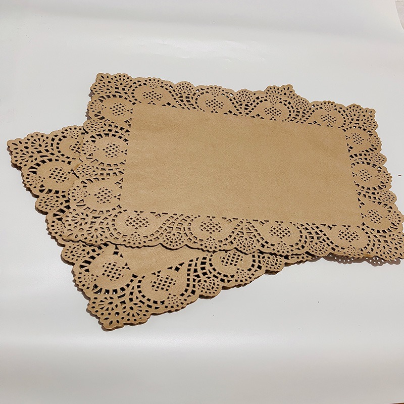 100PCS Disposable Rectangle Paper Placemats 30x40cm - Oil & Waterproof for Baking, Dining, and Holiday Table Decor