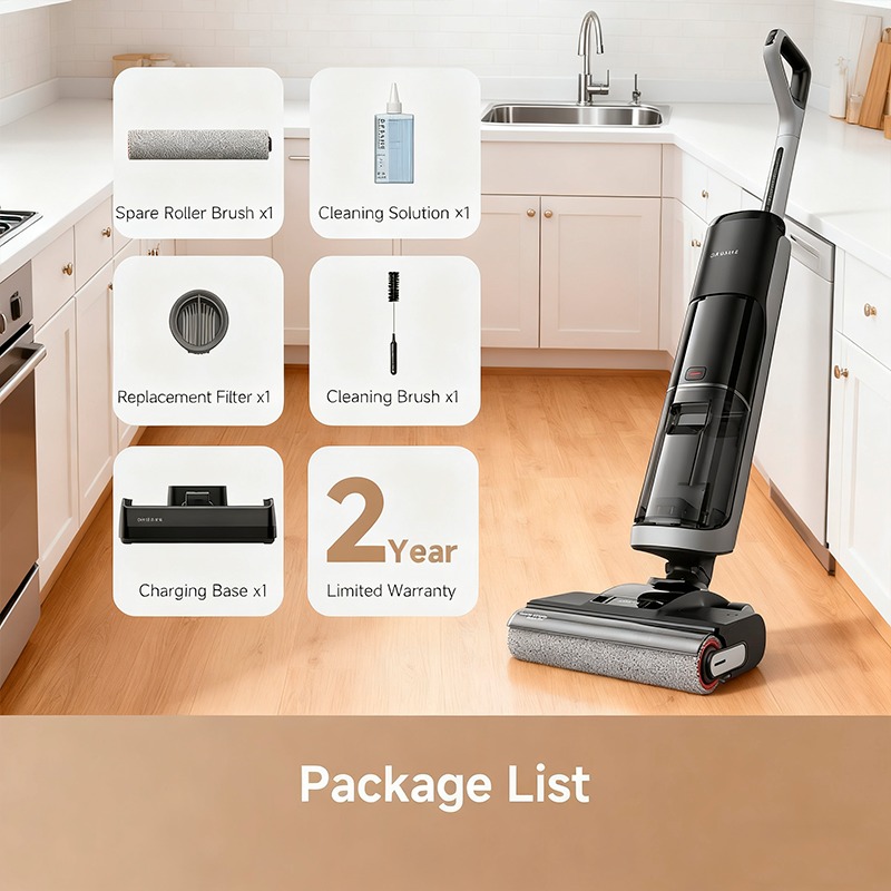 Dreame H14 Cordless Vacuum Mop 180° Lie-Flat Wet Dry Vacuum cleaner