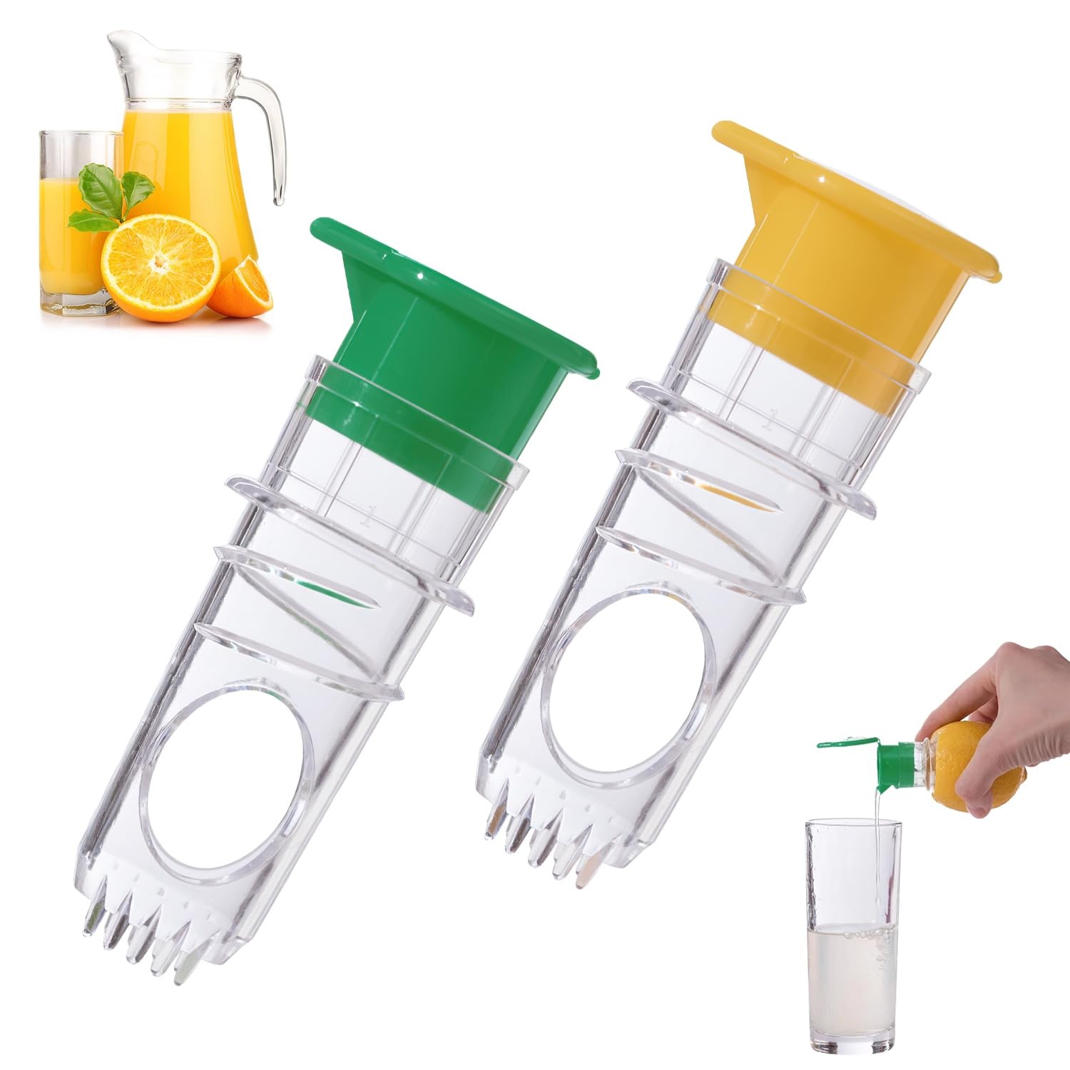 Manual Juicer: Easy to Disassemble & Clean, Non-Stick Wall, Effortlessly Squeezes Fruits, Vegetables & Nuts, Essential for Healthy Homemade Drinks