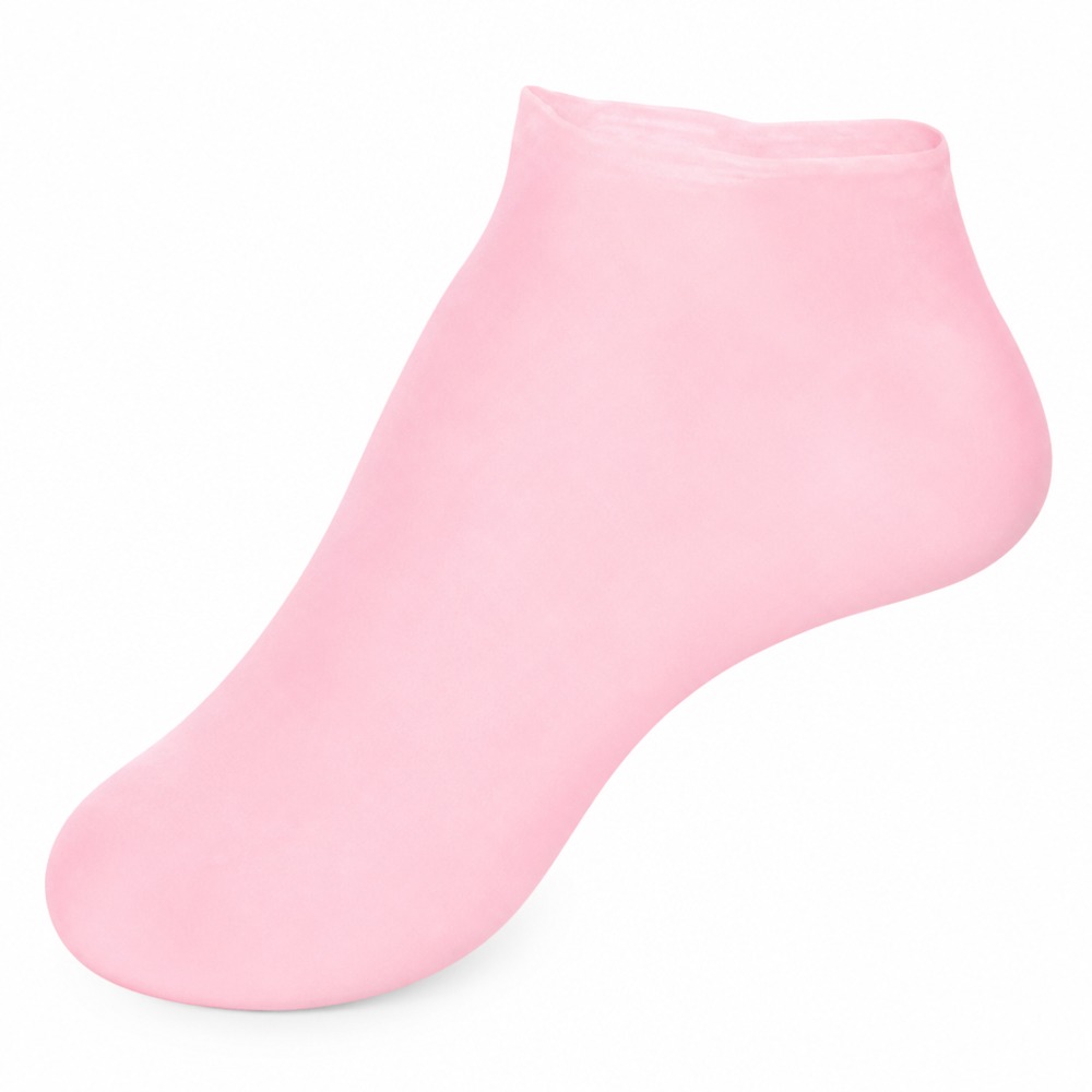 Silicone Moisturizing Foot Socks, Soft Skin-Friendly Water-Locking Care Covers, Anti-Crack Exfoliating Foot SPA Protectors.