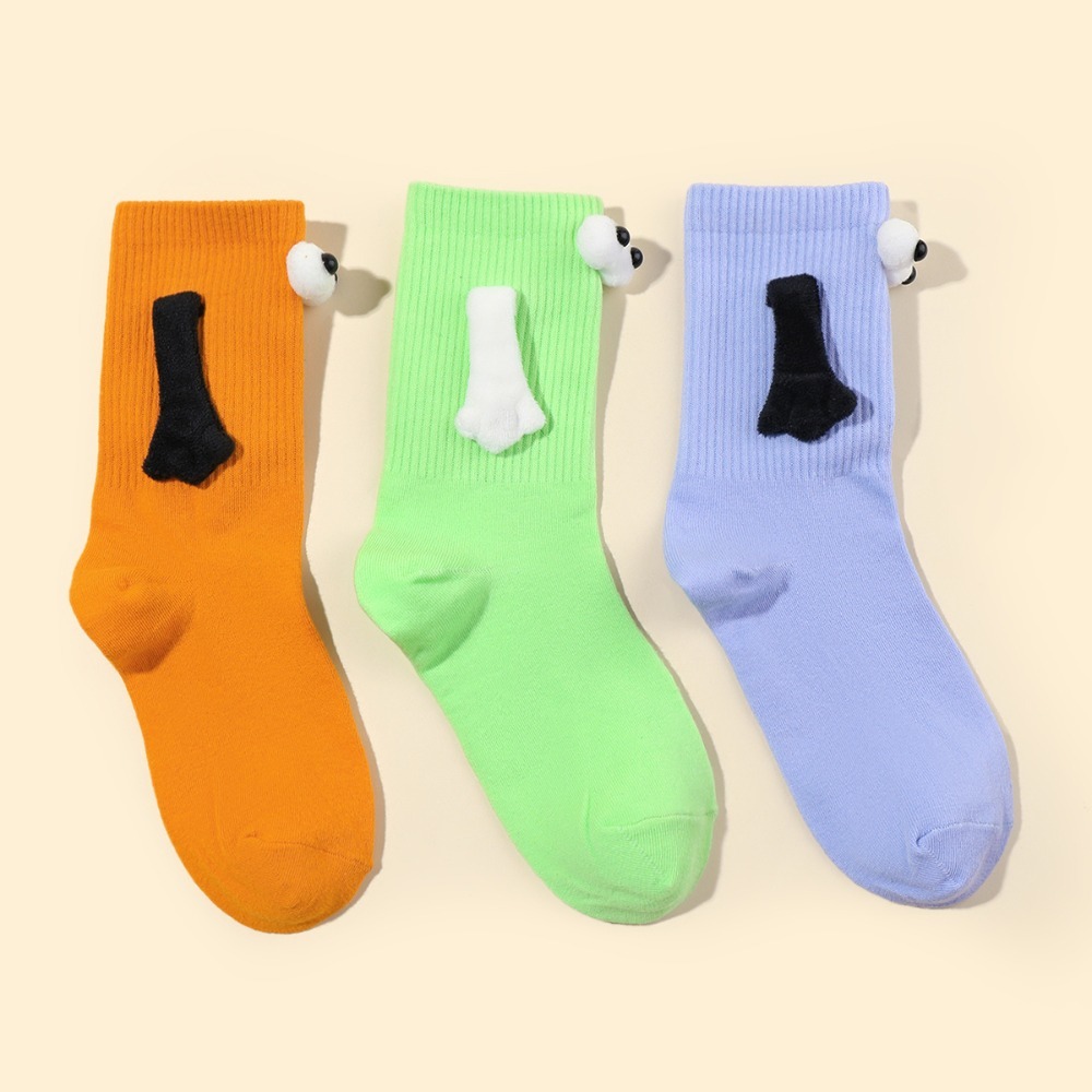 5 pairs Fashionable and Dynamic. Ladies' Cotton Socks. Lightweight and Breathable. Snugly Fit the Heel. With Unique Elements. Unlock New Trends in Style 