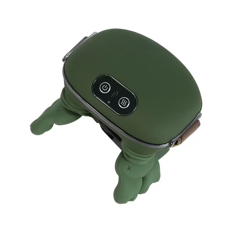 Cute Turtle-Shaped Neck & Shoulder Massager, 2-in-1 Kneading + Dual-Zone Heating, Enjoy a Neck & Shoulder SPA Anytime, Anywhere.