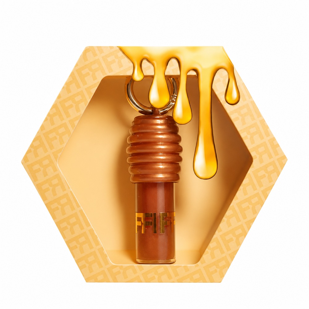 FFIF honey lip gloss, tube-shaped moisturizing lip oil with hydrating honey extract, glossy lip care gift set
