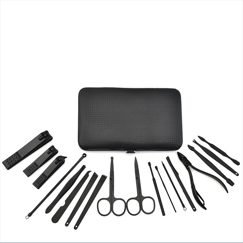 18-Piece Nail Clipper Set: Complete with Multi-Tools for Nail Cutting, Grooming & Polishing, Sharp & Durable, Super Practical for Home & Travel Nail Care