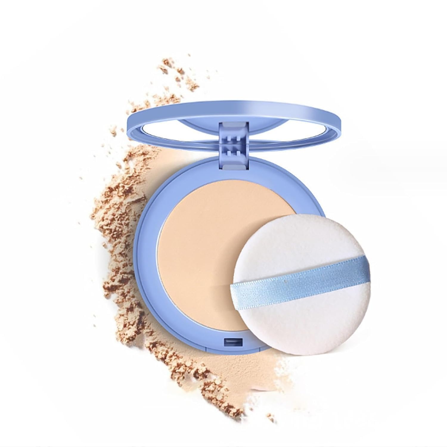 Long-Lasting Setting Powder - Oil Control & Matte Finish Pressed Powder for Flawless Makeup All Day