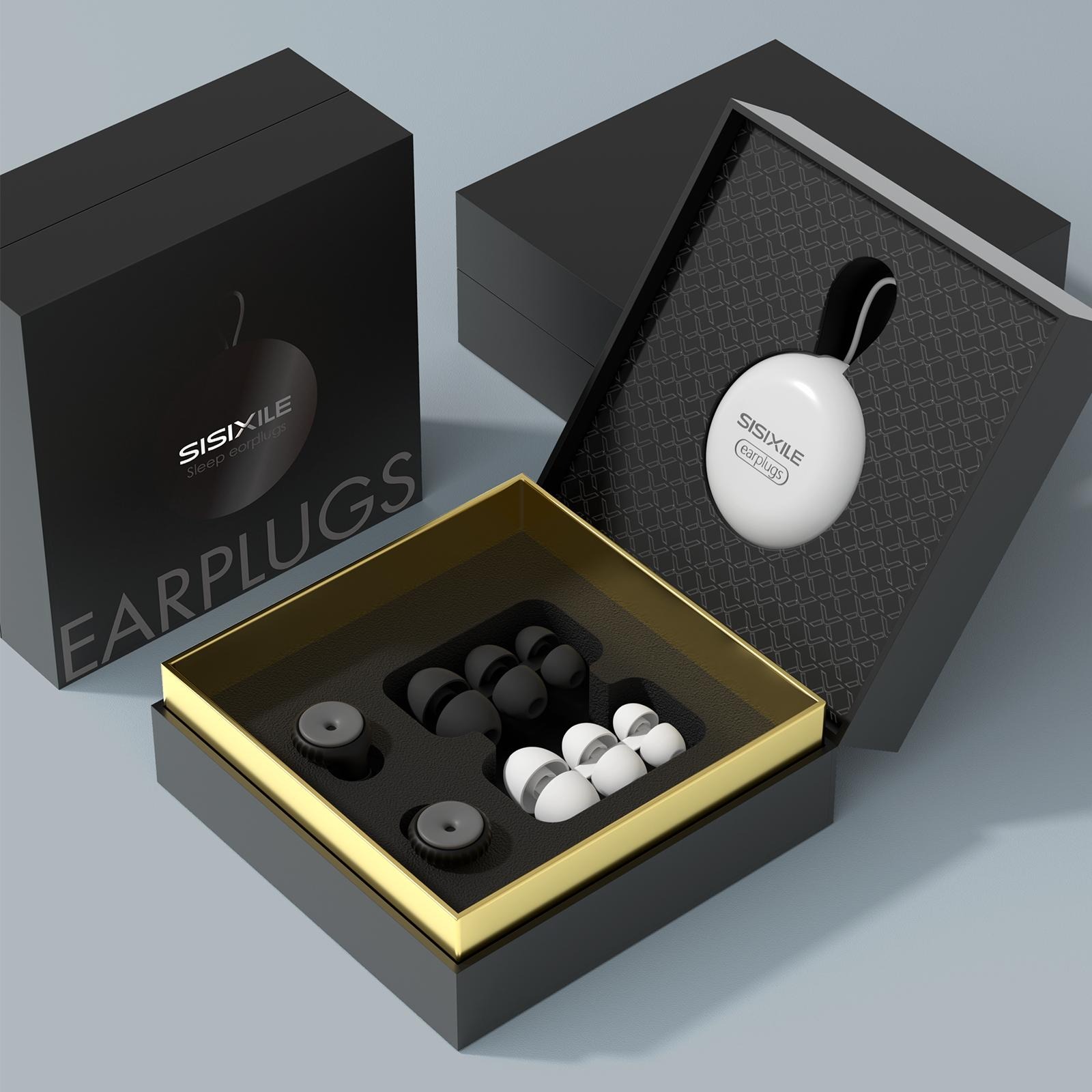 Noise-Canceling Earplugs: Slow Rebound Material Fits Ear Canals, Waterproof & Easy to Clean, Essential for Sound Sleep in Dormitories & Business Trips