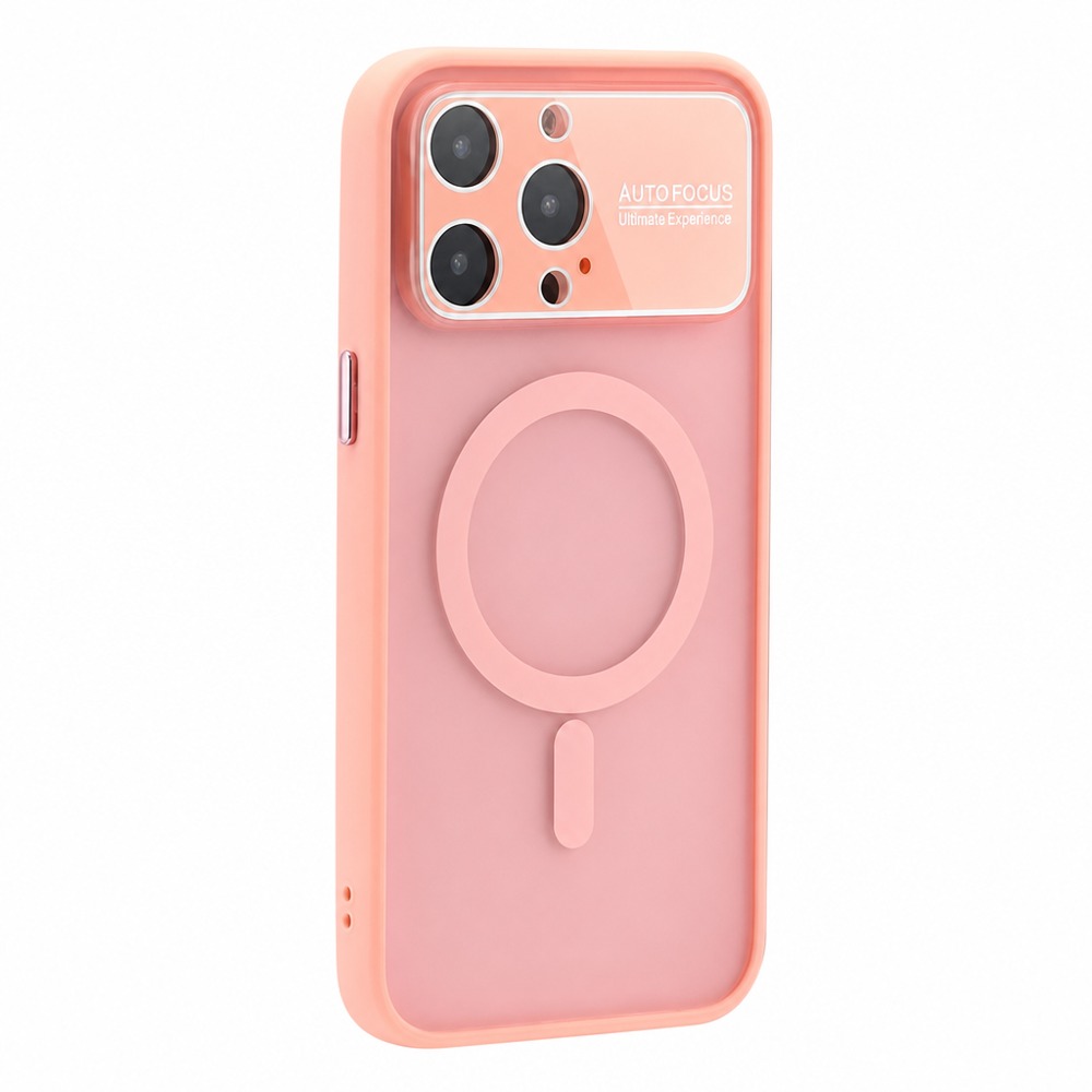 Skin-friendly matte magnetic phone case for iPhone 14, large full covered camera window, anti-drop, compatible with magnetic wireless charging