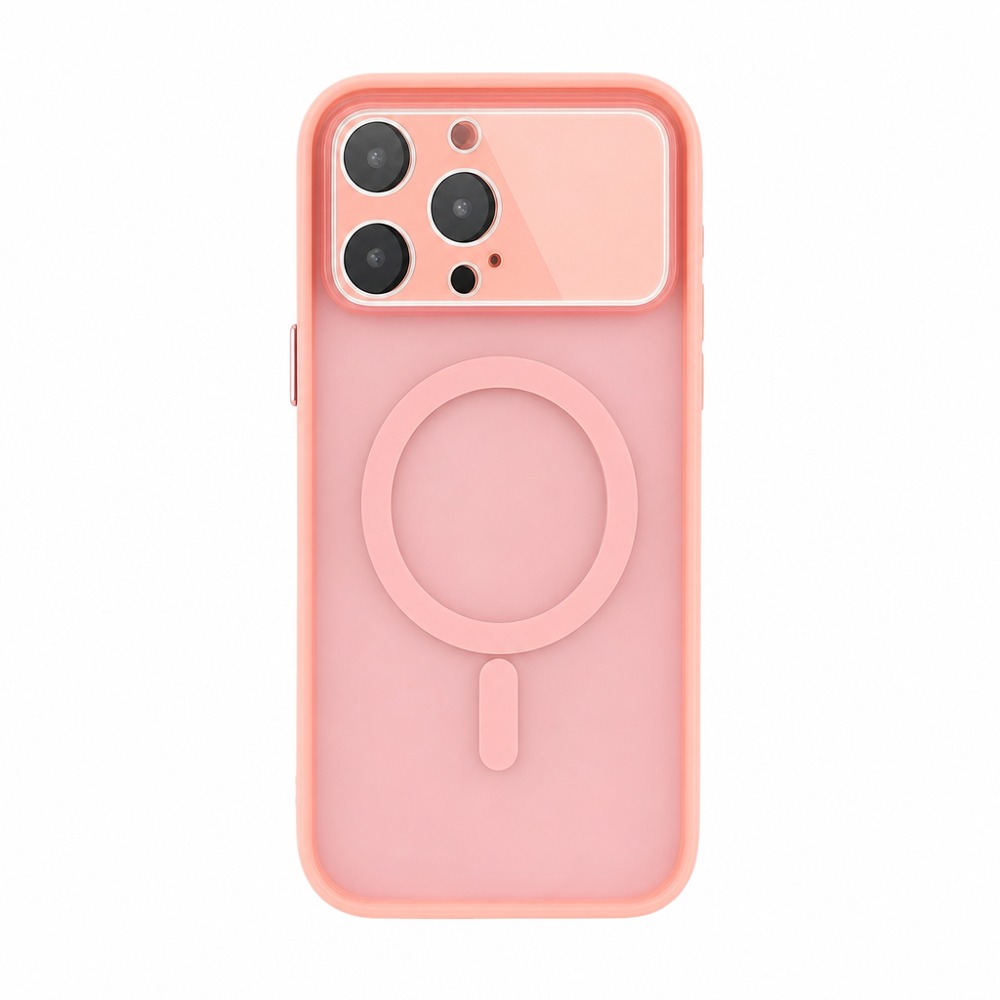 Skin-friendly matte magnetic phone case for iPhone 14Pro, large full-covered camera window, drop-resistant, compatible with magnetic wireless charging