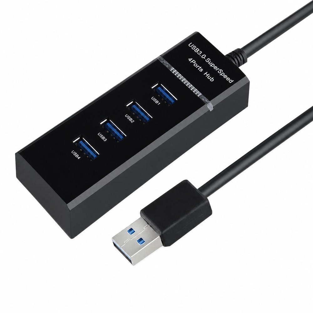 一拖四 USB3.0 高速集线器