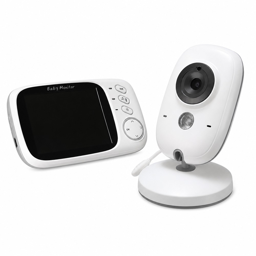VB603 Baby Monitor, equipped with a 3.2-inch display, supports two-way audio intercom and infrared night vision, providing round-the-clock safety protection for your baby.