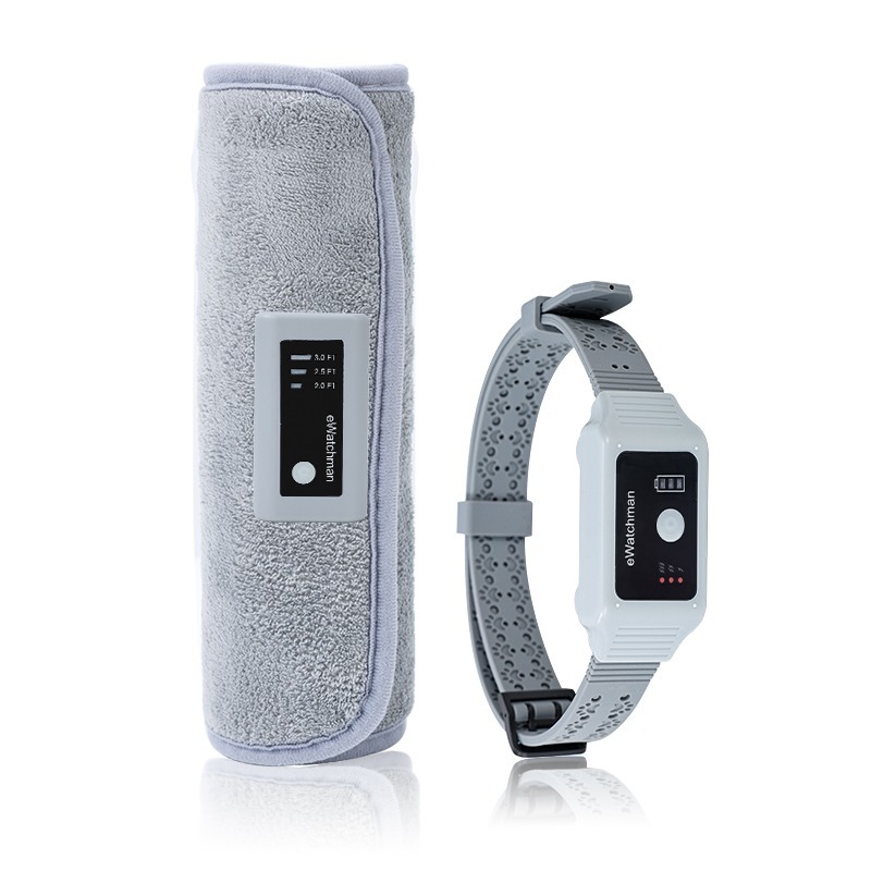 Pet Dog access blanket COLLAR e-Watchman grey color one collar with two blankets