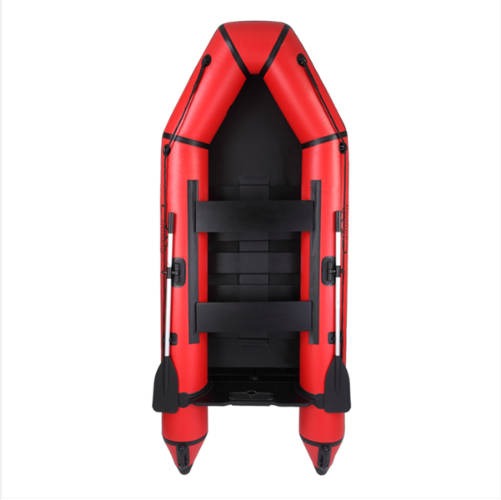 Camping Survivals 10ft PVC 330kg Water Adult Assault Boat Red Black