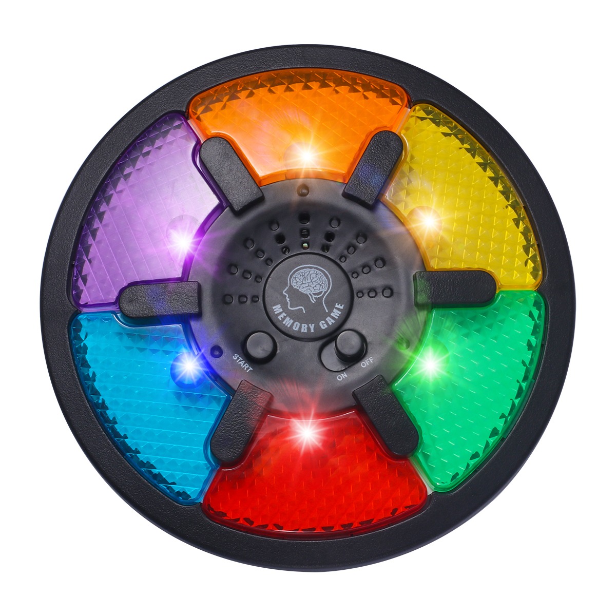 Large Memory Game Console - Intelligent Difficulty Adjustment for All Ages, Perfect for Kids' Learning & Adult Brain Training, Multi-Level Educational Electronic Game for Family & Classroom Use