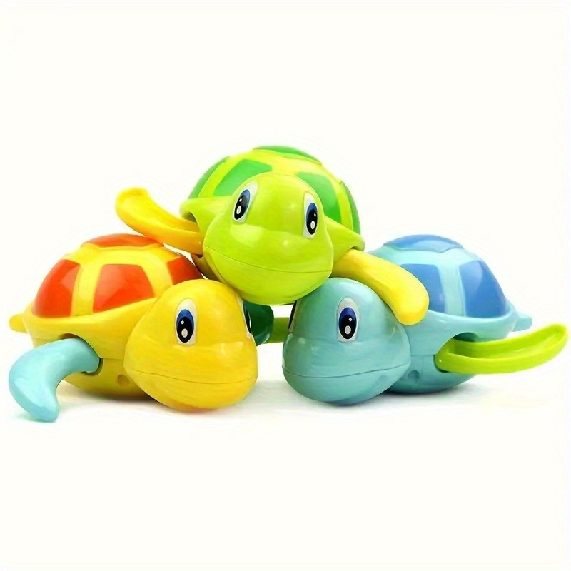Swimming Sea Turtle Pool Toy - Colorful Red/Green/Blue Design, Fun Floating Decor for Pools & Baths, Durable Water Play Toy for Kids & Adults, Perfect for Beach Parties & Home Decoration