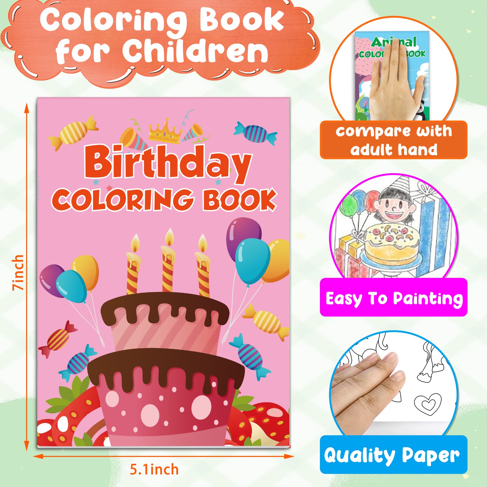 24 Pack Small Coloring Books for Kids with Stacking Crayons Set Bulk Mini Coloring Books for Ages 2-4 4-8 8-12 Birthday Party Gifts Classroom Activity Goodie Bag Stuffers