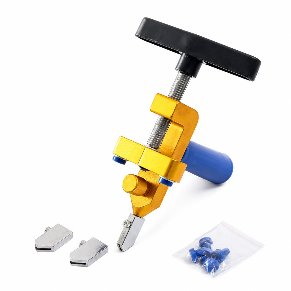 Aluminum tile & glass cutter, adjustable manual positioning, cutting tool kit for ceramic and glass