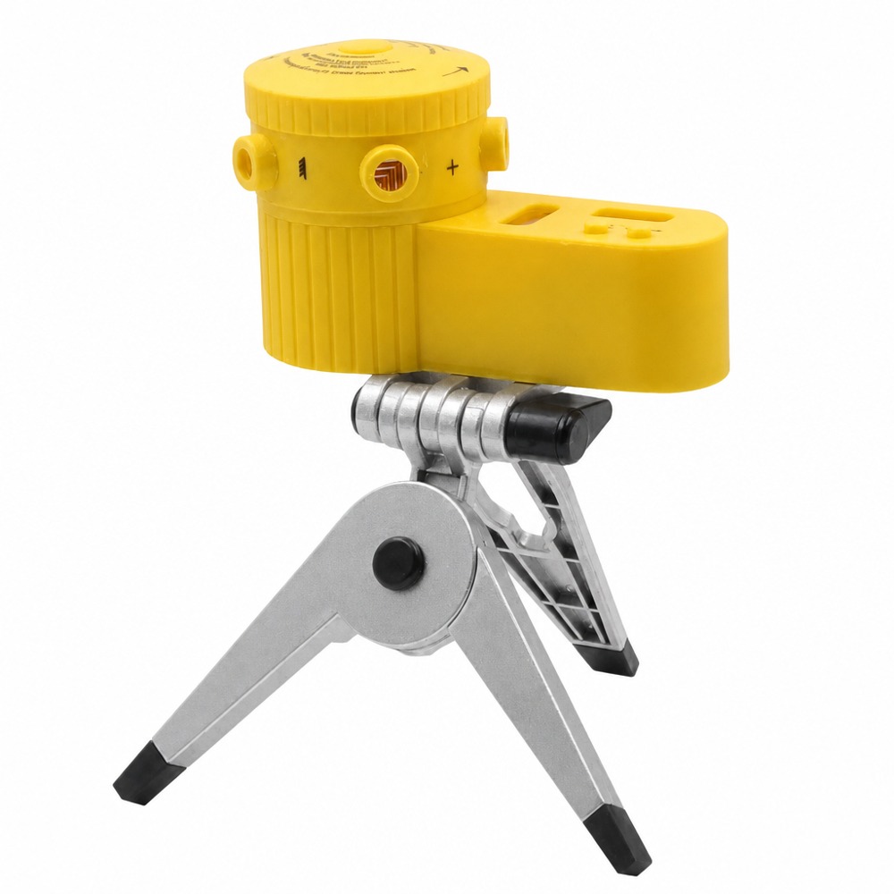 Multifunctional red laser level, supports cross/horizontal/vertical/dot lines, portable tripod for decoration leveling