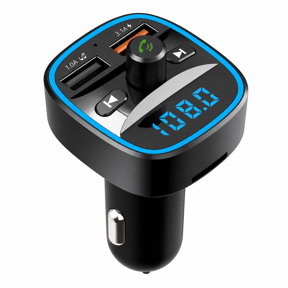Q1 车载蓝牙 FM 发射器双 USB 分流快充