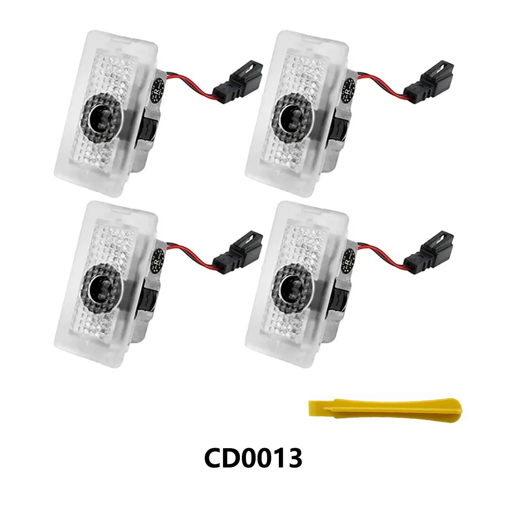 4 Car Door Lights (Tesla Exclusive) - Auto-sensing, Instant On When Door Opens, Soft LED Lighting for Safety and Convenience