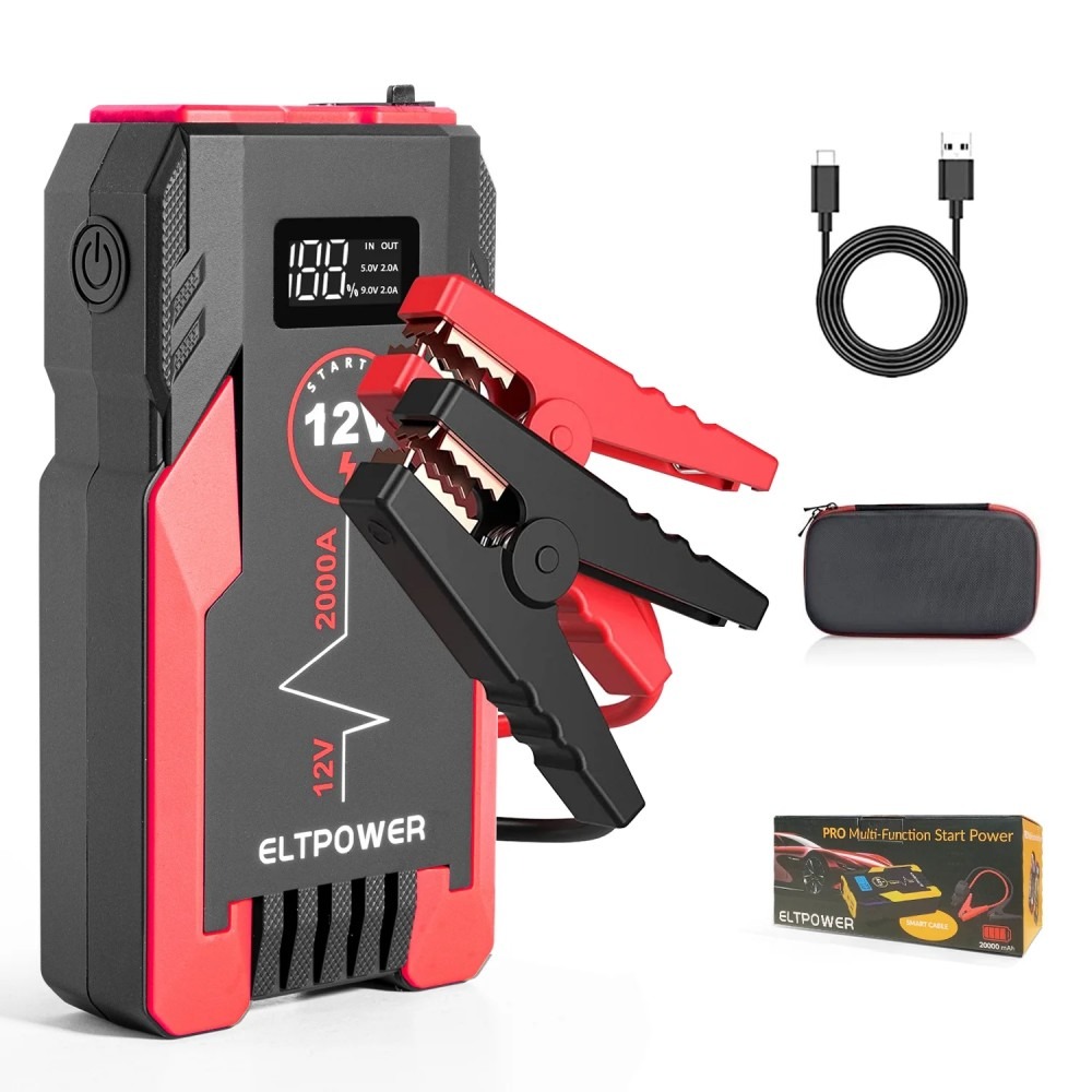 ET05 20000mAh Car Battery Jump Starter, Red