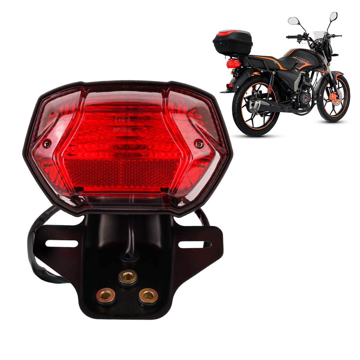 适用于 LITHIUN 190 5.0、VENTO LITHIUM 150 (20-21)、VENTO LITHIUM 190 (24-25) 摩托车的后尾灯总成