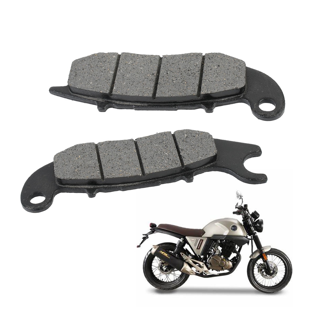 适用于 ROCKTMAN 250、VENTO ROCKETMAN 250（20-23）、SCREAMER 250（21-23）、HERO HUNK 160R（23-25）、HUNK 190R（22-24）、XPULSE 200（22-25）摩托车的前碟刹片（一对装）