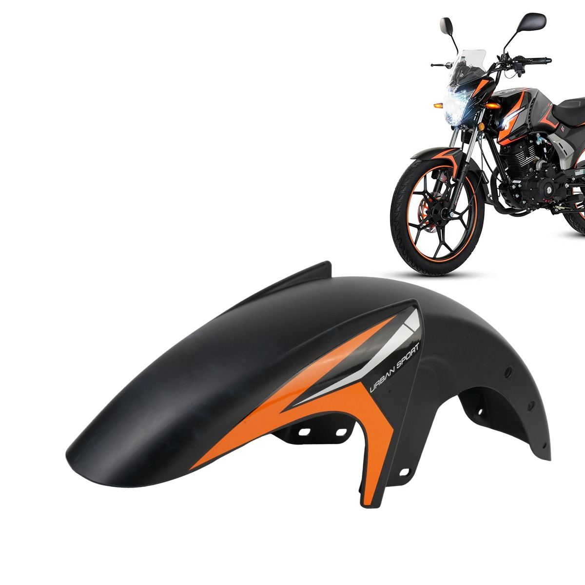 适配 VENTO LITHIUM150 (20-21 款)、LITHIUM190 (24-25 款) 摩托车专用前泥板