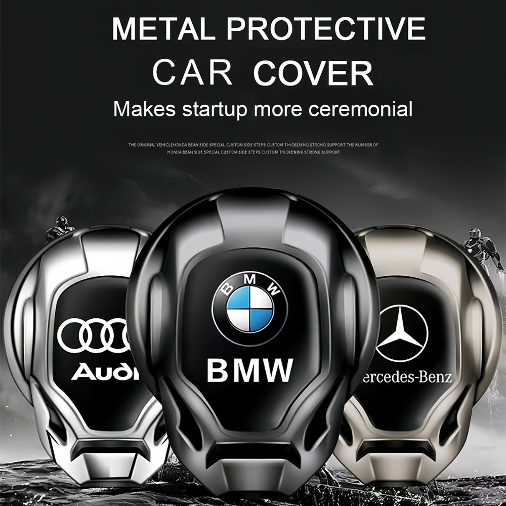 Car One Key Start Shell - High Quality Durable Protective Cover for Vehicle Key Fob