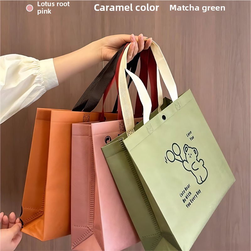 Trendy Woven Tote Bag - Durable & Stylish for Commuting and Street Fashion