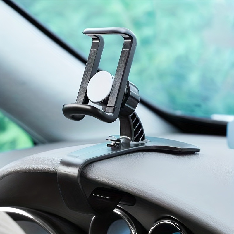 Dashboard bracket: stably holds devices, offers excellent visibility with multi-angle adjustment, easy to install and compatible with various car models, making navigation safer while driving.