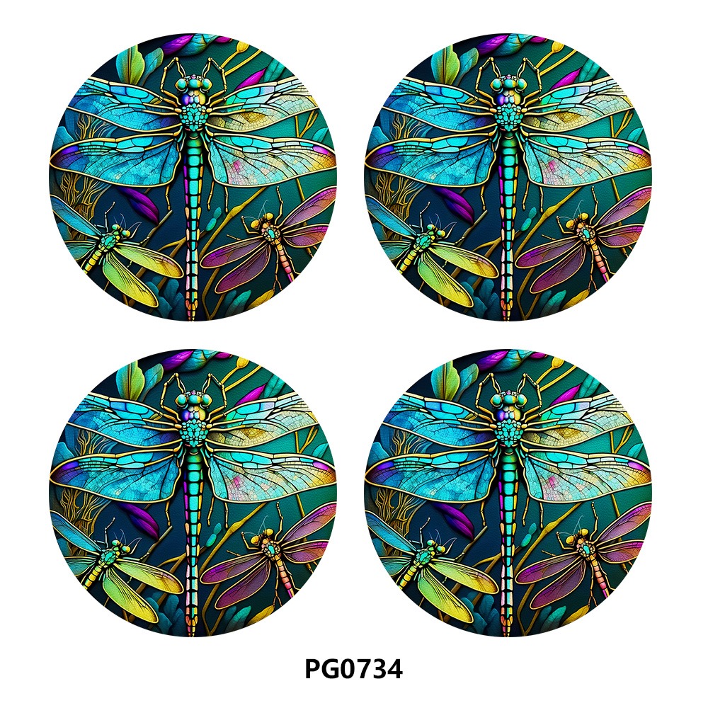 Car Cup Coaster, Fits Car Cup Holders, Anti-slip & Scratch-resistant, Adds Natural Aesthetic Vibe to Your Car Interior