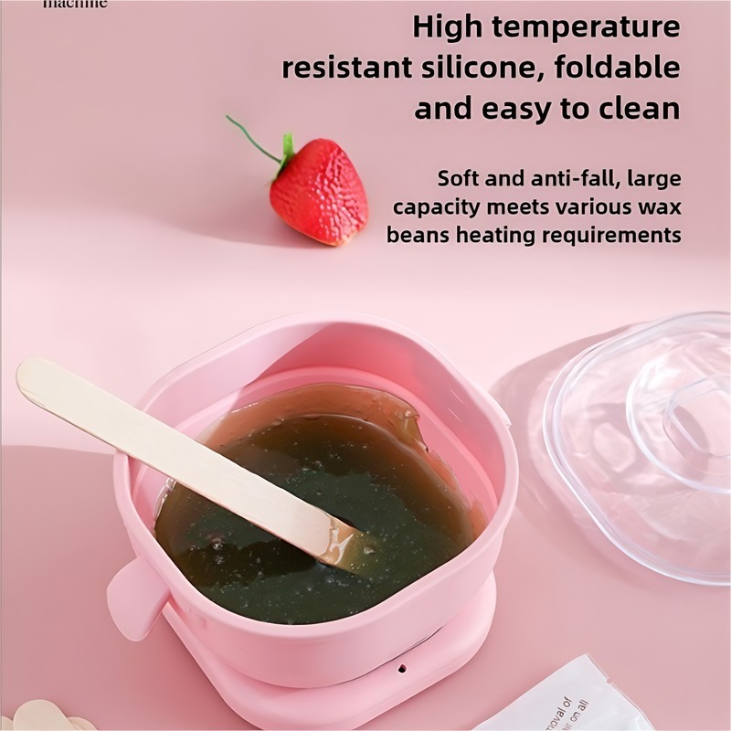 The three - in - one beeswax heater is designed with portability, compactness, and easy storage as its unique features, allowing for a hair - removal experience anytime and anywhere